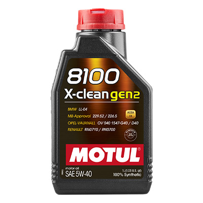 MOTUL 8100 X-CLEAN GEN2 5W40 1L