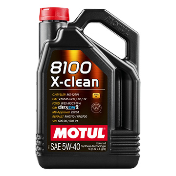 MOTUL 8100 X-CLEAN 5W40 5L